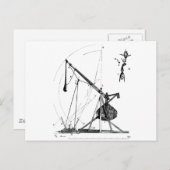 Carte Postale trebuchet-2 (Devant / Derrière)