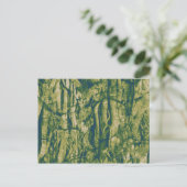 Carte Postale Tree bark camouflage (Debout devant)