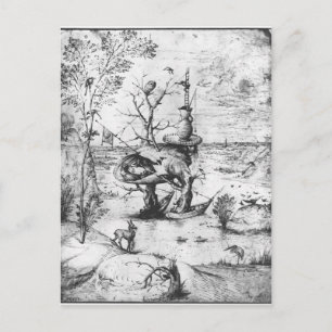 Carte Postale Tree Man par Hieronymus Bosch