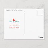 Carte postale TREE OF ART Holiday (Dos)