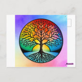 Carte Postale Tree of Life (Dos)