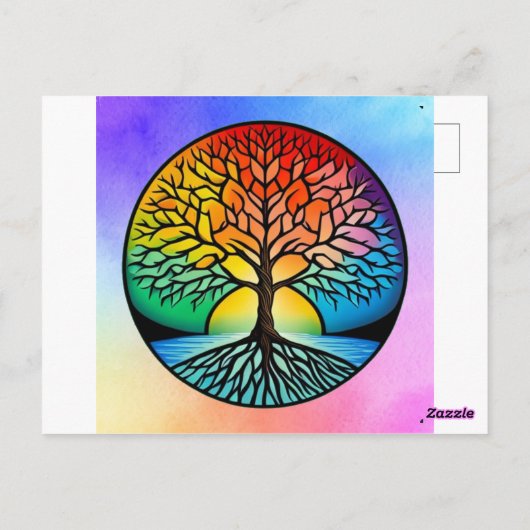 Carte Postale Tree of Life (Dos)