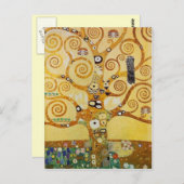 Carte Postale Tree of Life by Klimt (Devant / Derrière)