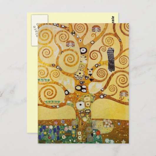 Carte Postale Tree of Life by Klimt (Devant / Derrière)