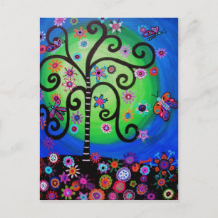CARTE POSTALE TREE OF LIFE POSTCARD