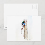 Carte Postale Tree Surgeon Arborist (Devant / Derrière)