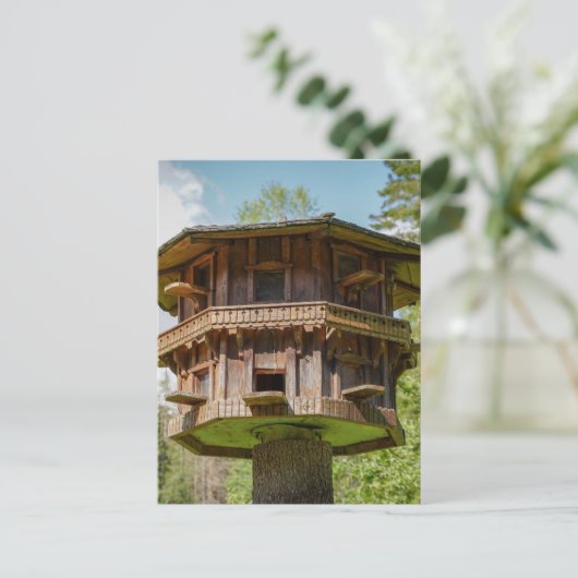 CARTE POSTALE TREEHOUSE FANCY TREE HOUSE (Debout devant)