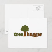 Carte Postale Treehugger (arbre) (Devant / Derrière)