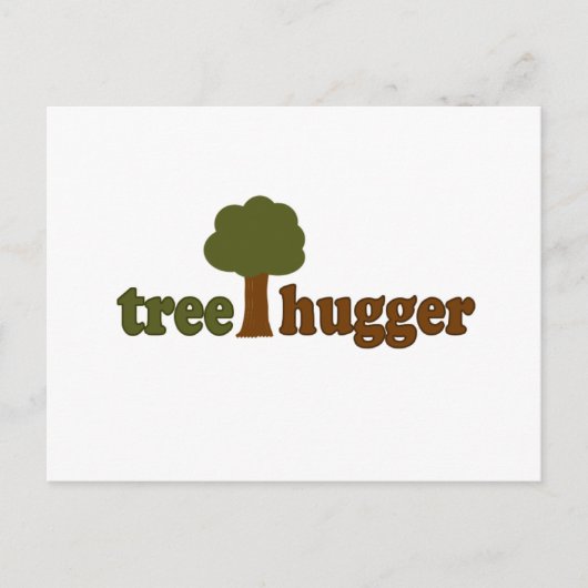 Carte Postale Treehugger (arbre) (Devant)