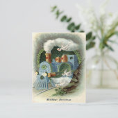 Carte Postale Trèfle de Colomb Forget Me Not (Debout devant)