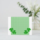 Carte Postale Trèfle irlandais (Debout devant)
