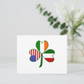 Carte Postale Trèfle Italien (Debout devant)