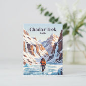 Carte Postale Trek Chadar Inde (Debout devant)
