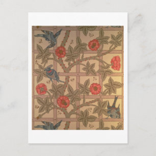 Carte Postale 'Trellis' wallpaper design, 1864