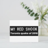 Carte Postale TREMBLEMENT DE TERRE Toronto (Debout devant)
