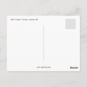 Carte Postale Tremont Street Boston photo de couleur restaurée (Dos)