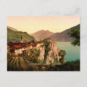 Carte Postale Tremosine, Lac de Garde, Italie Vintage voyage