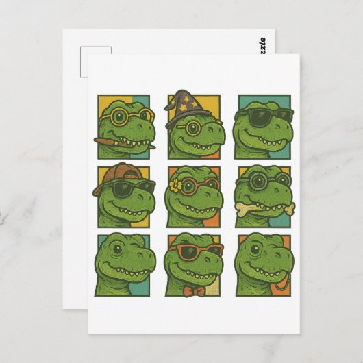 Carte Postale Trendosaurus Rex (Devant / Derrière)