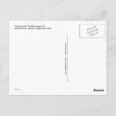 Carte Postale Trenino Verde, le peu train vert, Sardaigne (Dos)