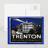 Carte Postale Trenton Vintage NJ 1915 (Devant / Derrière)
