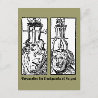 Carte Postale Trepanation pour Handywarke de Surgeri