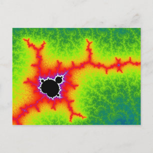 Carte postale très chargée