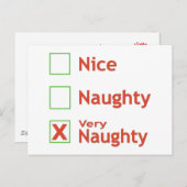 Carte Postale Très coquin (Devant / Derrière)