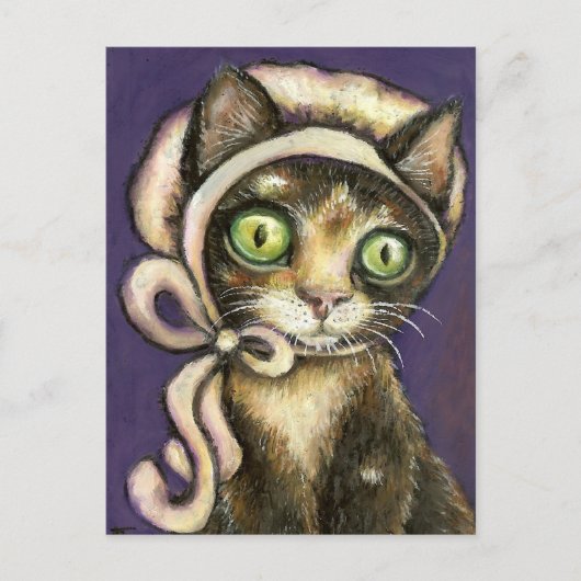 Carte Postale Très courtois chaton (Devant)