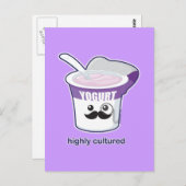 Carte Postale Très cultivé (Devant / Derrière)