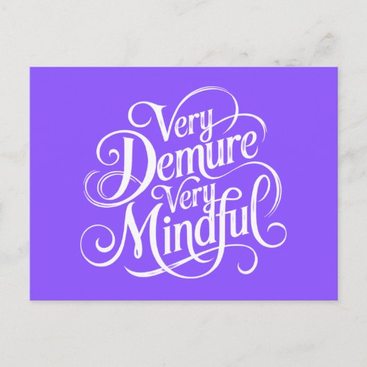 Carte Postale Très Démocratique (Devant)