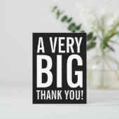 Carte postale très grande Merci (Debout devant)