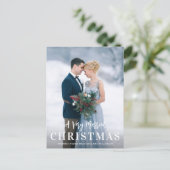 Carte Postale Très joyeux mariage faire-part (Debout devant)