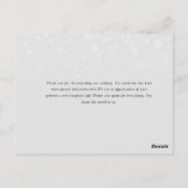 Carte Postale Très joyeux mariage faire-part (Dos)