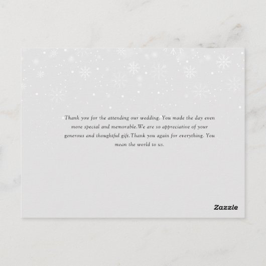 Carte Postale Très joyeux mariage faire-part (Dos)