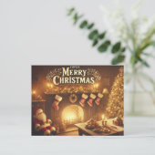 Carte Postale Très joyeux Noël (Debout devant)