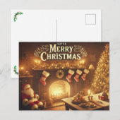 Carte Postale Très joyeux Noël (Devant / Derrière)
