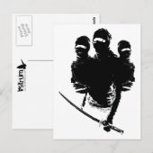 Carte Postale tres ninjas. (Devant / Derrière)
