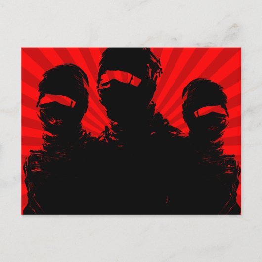 Carte Postale tres ninjas. (Devant)