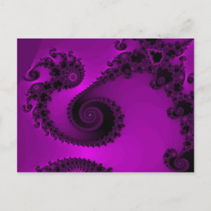 Carte postale très rose