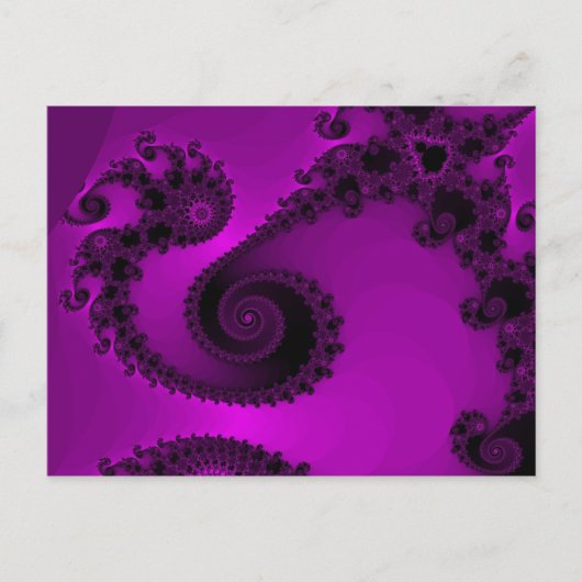 Carte postale très rose (Devant)