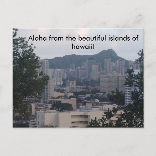 Carte Postale TRESMARIE 031, Aloha des belles îles... (Devant)