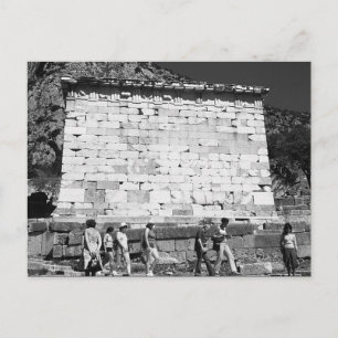 Carte Postale Trésor athénien de Delphes Grèce vintage