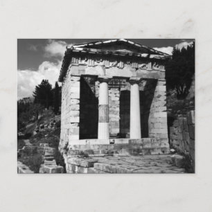 Carte Postale Trésor athénien de Delphes Grèce vintage