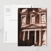 Carte Postale trésor de petra (Devant / Derrière)