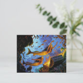 Carte Postale Trésor de sirènes d'or (Debout devant)