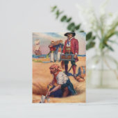 Carte Postale Trésor du pirate (Debout devant)