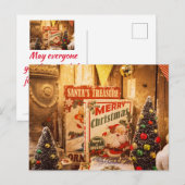 Carte Postale Trésor père Noël (Devant / Derrière)