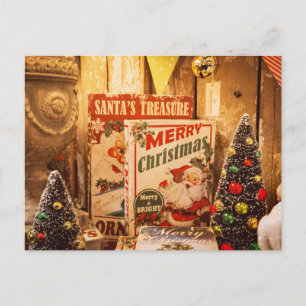 Carte Postale Trésor père Noël