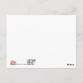 Carte Postale Trésors du jardin ・ Ladybug (Dos)