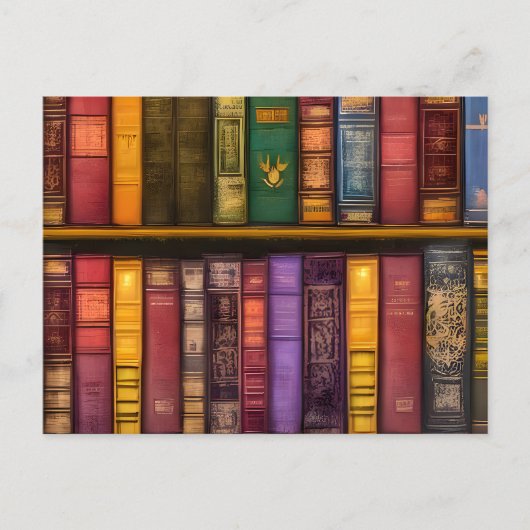 Carte Postale Trésors littéraires - Livres anciens classiques (Devant)